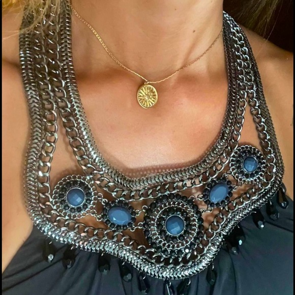 Bebe Gown/Dress with attached jewelled collar 🤍 - Picture 7 of 10